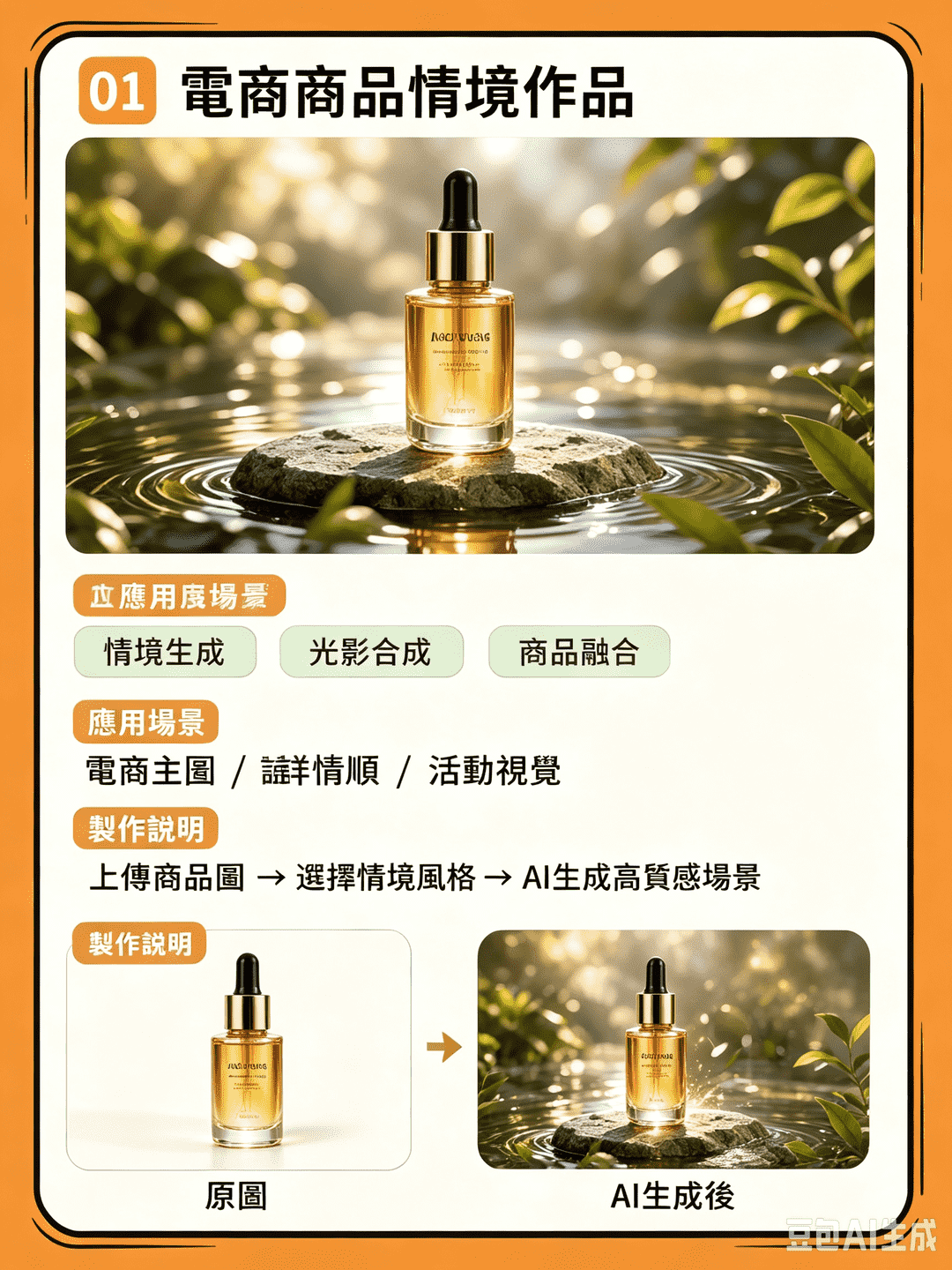 電商商品情境作品