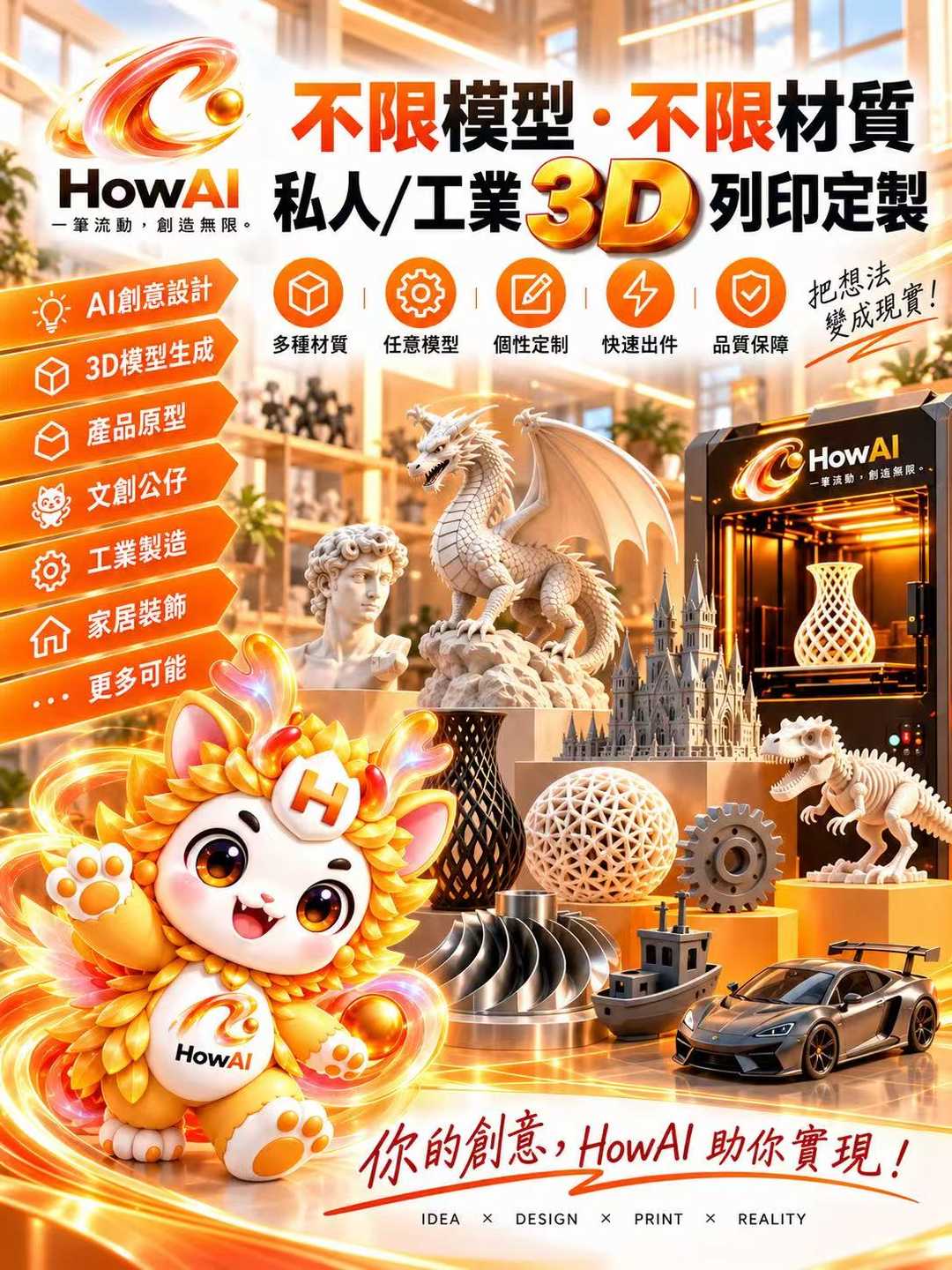 3D 列印客製化產品
